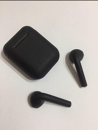 AirPods Bluetooth Kulaklık i12 Mat Siyah (SIFIR)