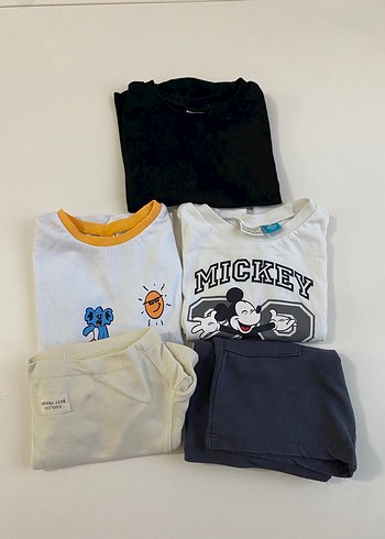 Toplu kıyafet tişört / şort - Görsel 2