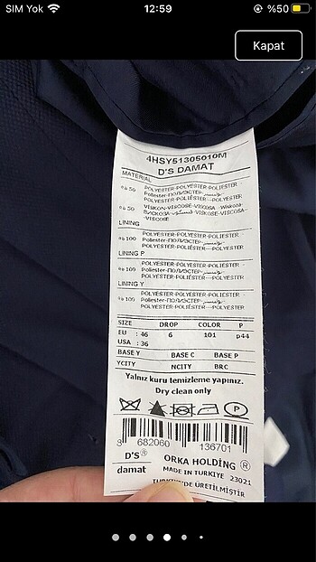 D S Damat damatlık - Görsel 7