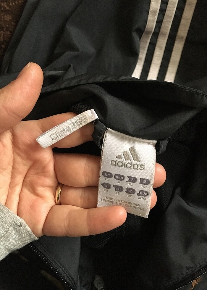 Adidas yağmurluk - Görsel 5
