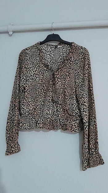 Leopar ust bluz