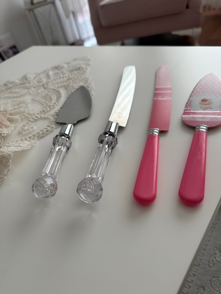 Pembe Pastel Renkli Tatlı Servis Seti - Görsel 2