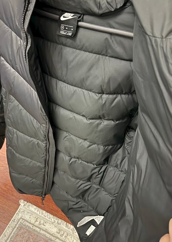 Nike Siyah Kapüşonlu Spor Mont - Görsel 7