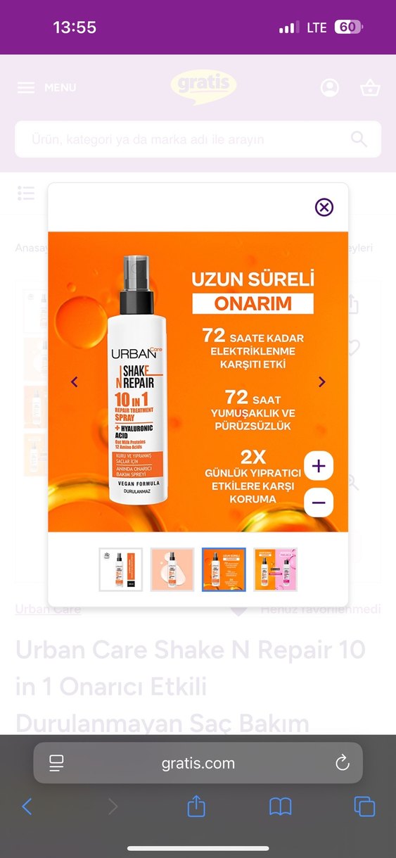Urban Care Shake N Repair 10 in 1 Onarıcı Saç Spreyi 200 ML - Görsel 4
