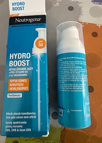 Neutrogena Hydro Boost SPF 50 Güneş Koruyucu Nemlendirici 50 ml - Görsel 6