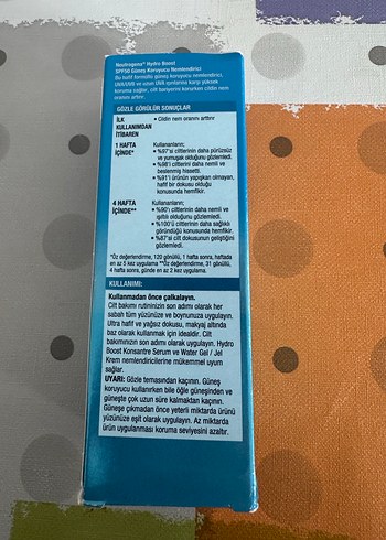 Neutrogena Hydro Boost SPF 50 Güneş Koruyucu Nemlendirici 50 ml - Görsel 3