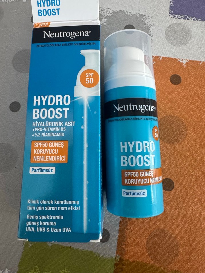 Neutrogena Hydro Boost SPF 50 Güneş Koruyucu Nemlendirici 50 ml - Görsel 5