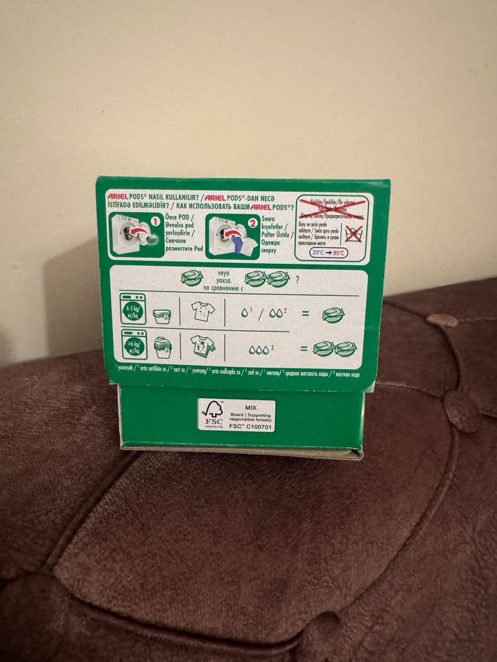 Ariel Hepsi1Arada PODS Oxi Extra Leke Çıkarma Çamaşır Deterjanı - Görsel 4