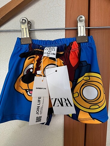 Zara Kids Baskılı Erkek Çocuk Deniz Şortu - Görsel 2