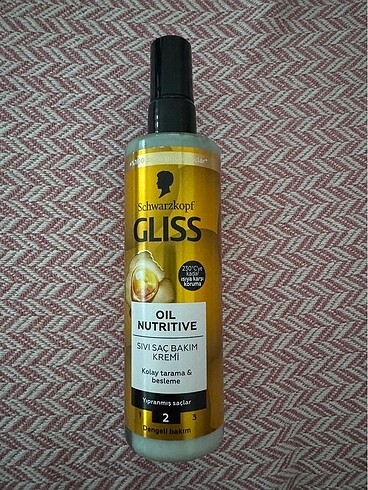 GLISS OIL NUTRITIVE SIVI SAÇ BAKIM KREMI