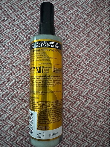 Schwarzkopf GLISS OIL NUTRITIVE SIVI SAÇ BAKIM KREMI