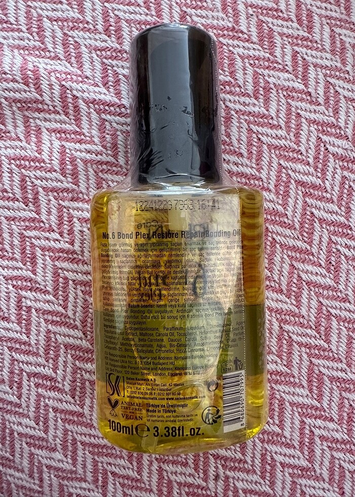 Urban Care No.6 Bond Plex Restore Repair Yıpranma Karşıtı Serum  - Görsel 2