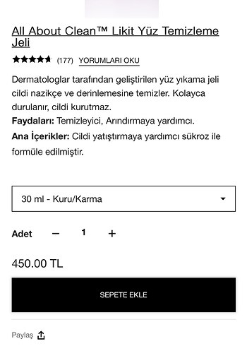 Clinique All About Clean Likit Yüz Temizleme Jeli - Görsel 4