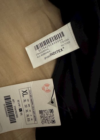 Zara parlak taşlı fiyonklu siyah body bluz,etiketli,orjinaldır - Görsel 6