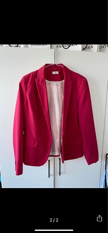 C&A Fuşya blazer ceket,hiç giyilmemiş,sorunsuz