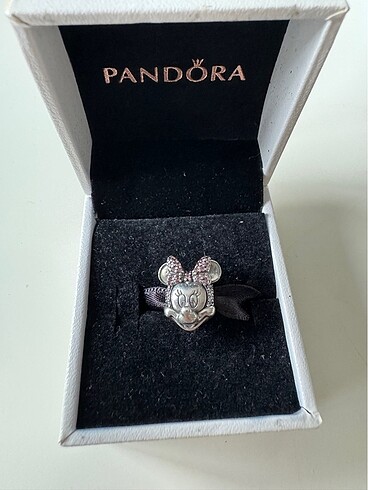 Pandora Disney Minnie Mouse Pembe Klips charm,hediye geldi ve se