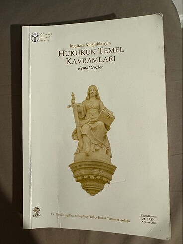 İngilizce karşılıklarıyla Hukukun Temel Kavramları kitabı, herha