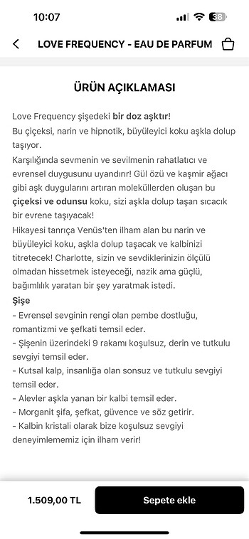 CHARLOTTE TILBURY Love Frequency,Orjinaldır sephoran alınmıştır - Görsel 6