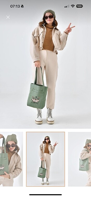 Yeşil çanta - Görsel 2