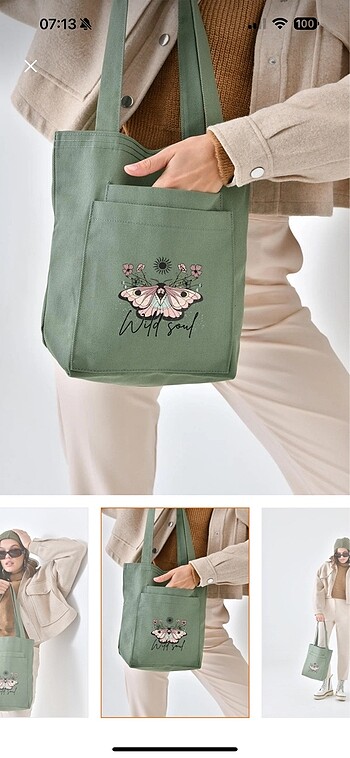 Yeşil çanta - Görsel 6