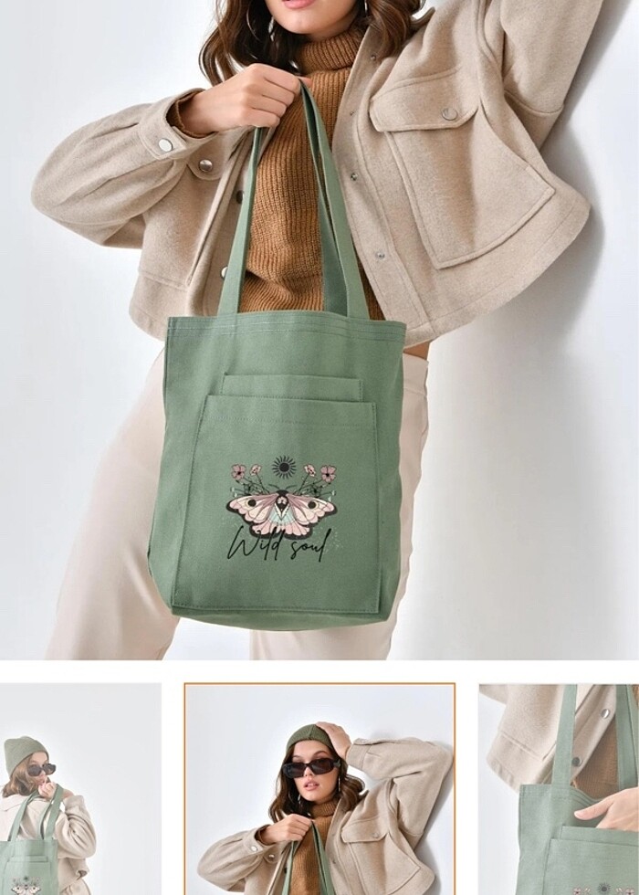 Yeşil çanta - Görsel 5