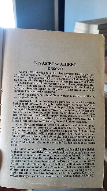 İmamı gazali kıyamet ve ahiret