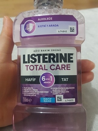 Markasız Ürün Listerine Total Care ağız bakım ürünü 