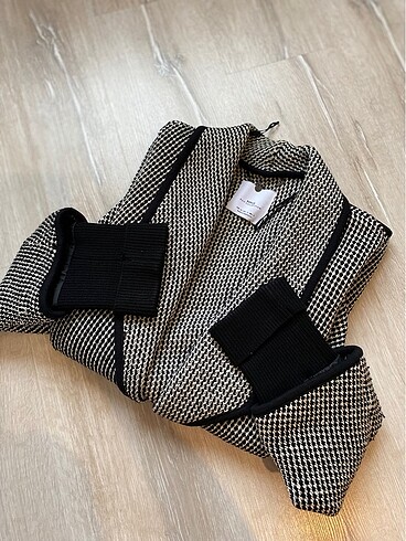 Mango Desenli oversize hırka