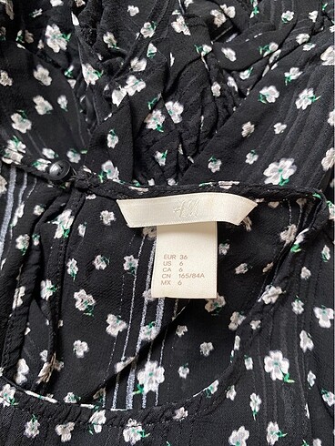 H&M H&M Kol Detaylı Gömlek