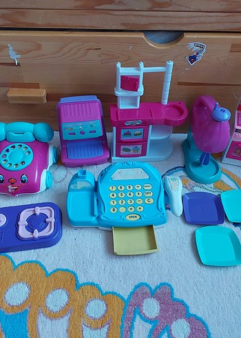 Renkli Pembe Oyuncak Seti - Görsel 5