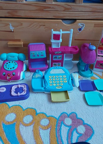 Renkli Pembe Oyuncak Seti - Görsel 6