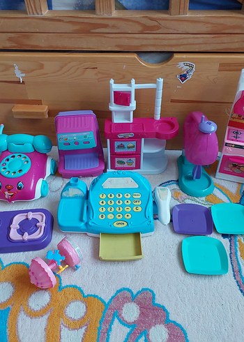 Renkli Pembe Oyuncak Seti - Görsel 2