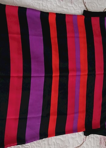 Çizgili Salaş Kadın Bluz - Görsel 4