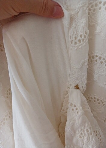 Yazlık beyaz elbise - Görsel 6
