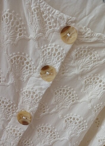 Yazlık beyaz elbise - Görsel 7