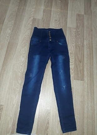 Yuksek bel kot pantolon