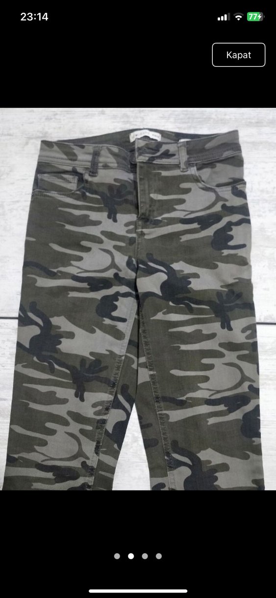 Kadın Kamuflaj Pantolon - Görsel 3