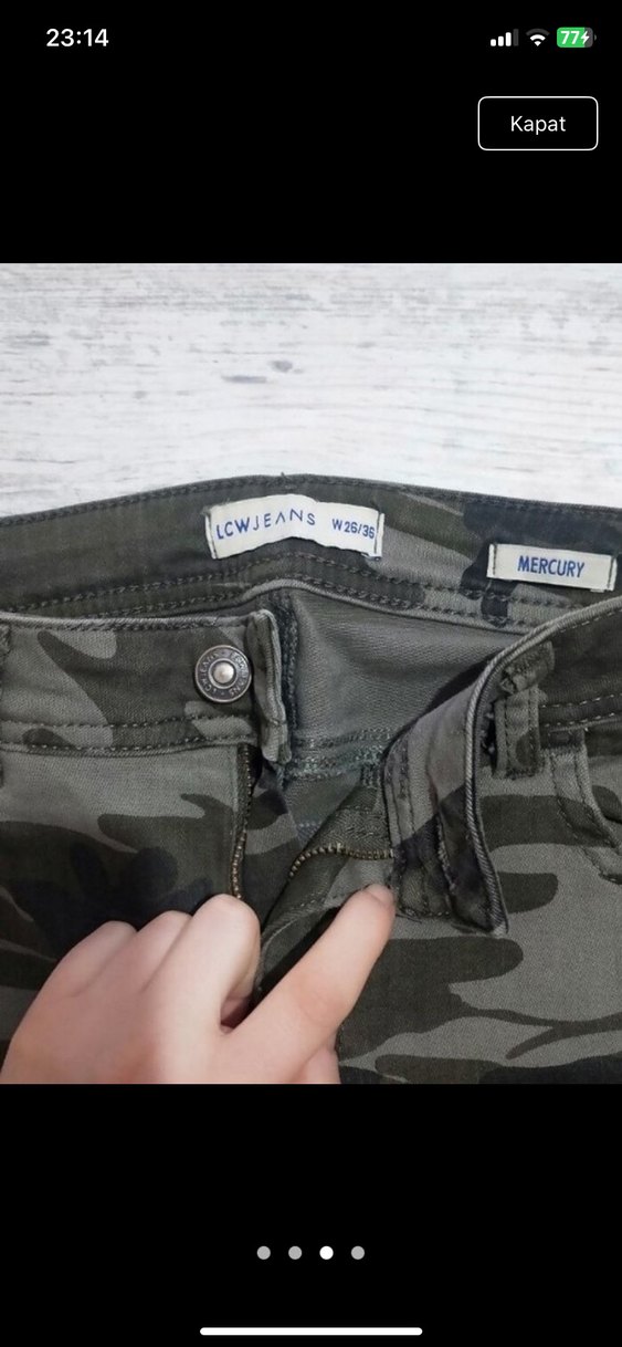 Kadın Kamuflaj Pantolon - Görsel 2