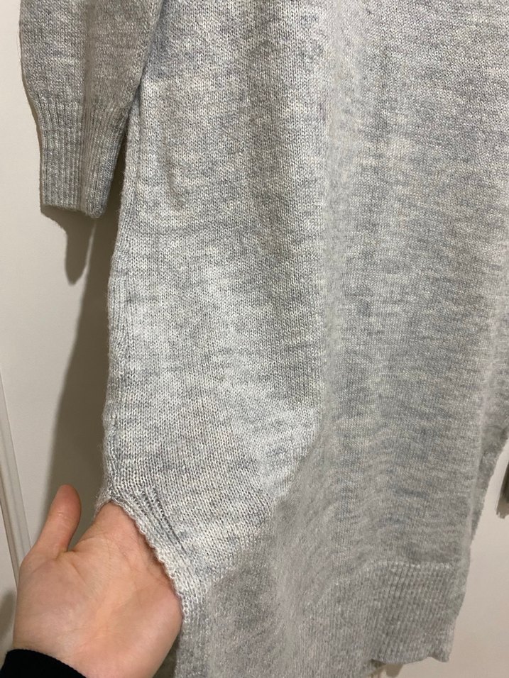 Uzun kazak triko elbise - Görsel 2