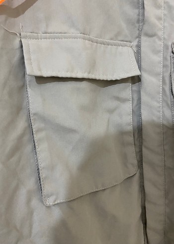 Kadın Bej Kapüşonlu Ceket mevsimlik - Görsel 4