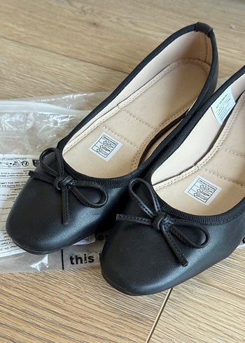 Siyah Topuklu Kadın Babet - Görsel 4