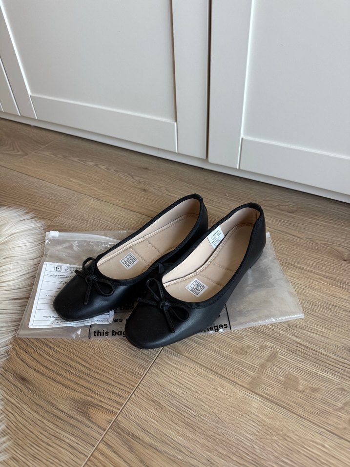 Siyah Topuklu Kadın Babet - Görsel 2