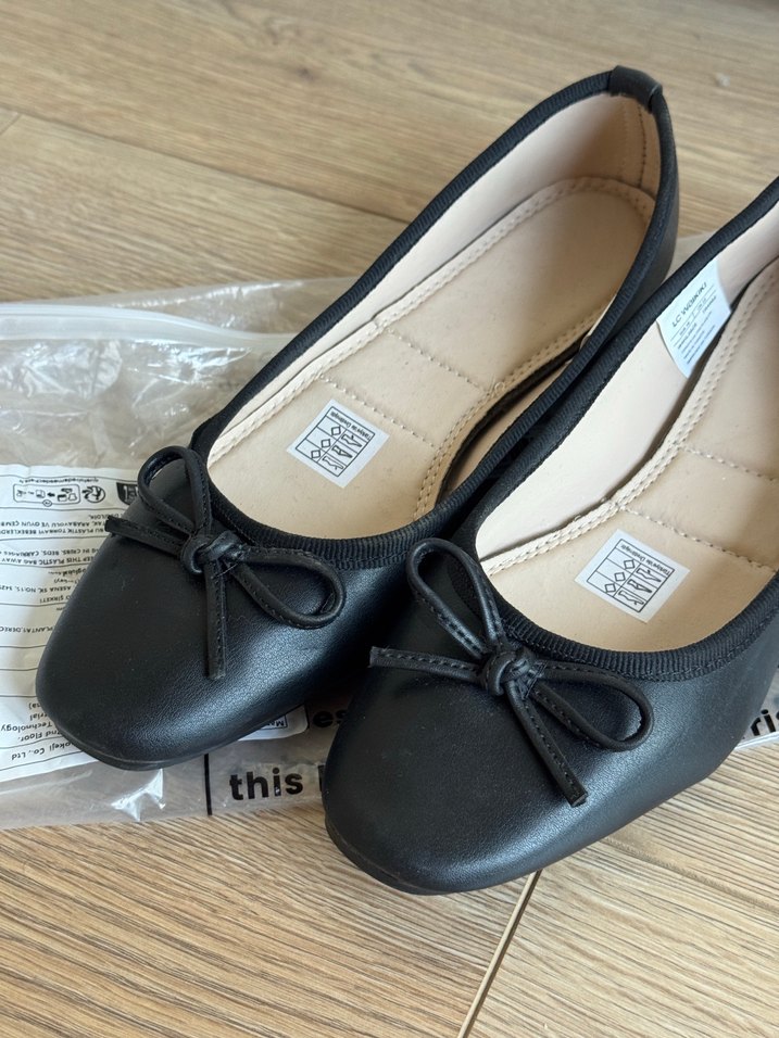 Siyah Topuklu Kadın Babet - Görsel 4