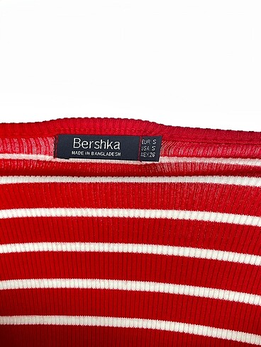 s Beden kırmızı Renk Bershka Askılı Crop