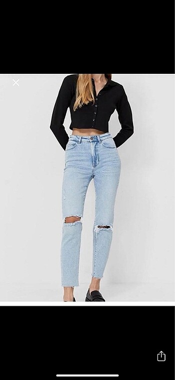 Stradivarius slim fit mom jean