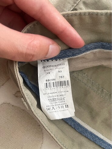 34 Beden Erkek Keten Pantolon