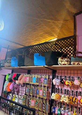 Kahverengi Baskılı Tokalı Deri Kadın Çanta - Görsel 5