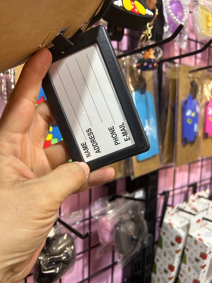 Renkli Puzzle Desenli Bavul Etiketi - Görsel 2