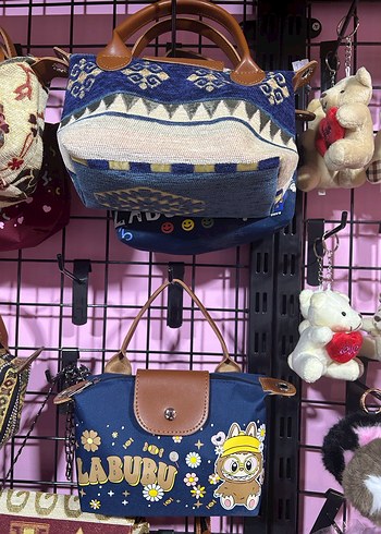 Bohem Çok Renkli Desenli Kadın Çanta - Görsel 3