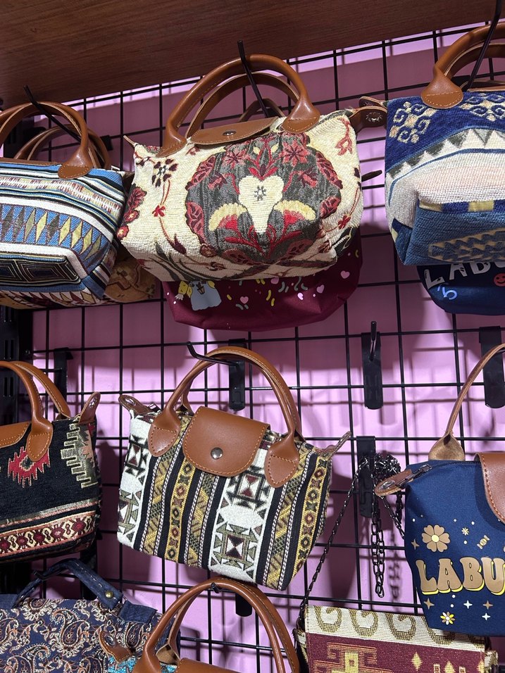 Bohem Çok Renkli Desenli Kadın Çanta - Görsel 4